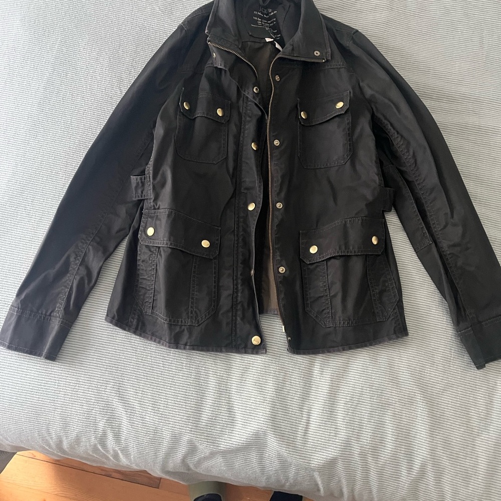 J. Crew waxed utility coat